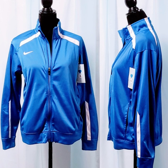 Nike Tops - Nike full Zip Jacket, Blue NWOT XL🆕💕